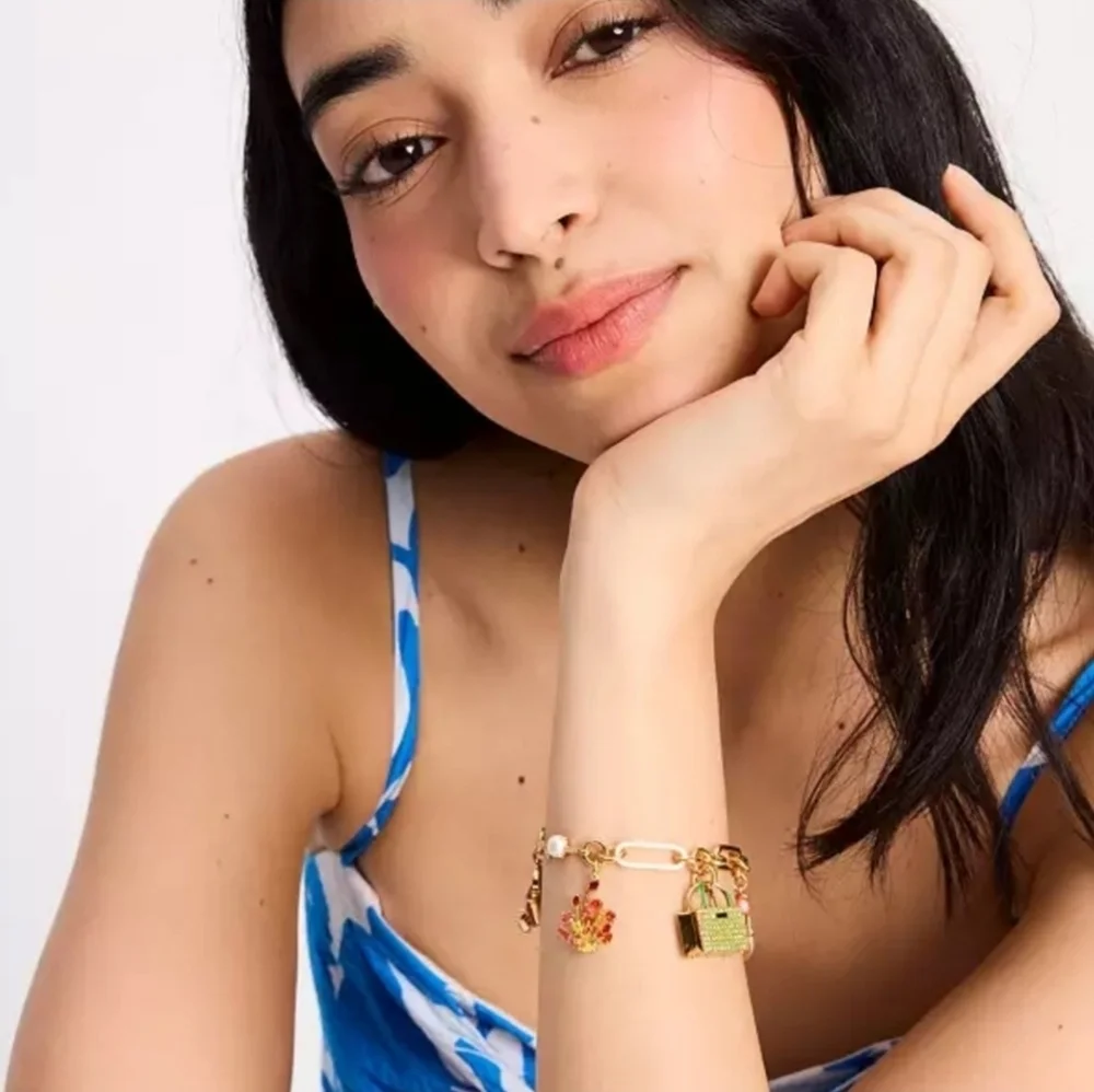 💛🔹️Kate Spade🔹️ Sweet Treasures Charm Bracelet - Picture 3 of 7